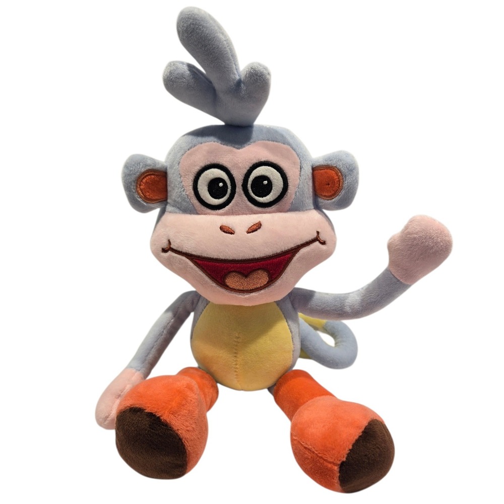 NICKELODEON Dora the Explorer Boots the Monkey‎ Plush Stuffed Animal 14''